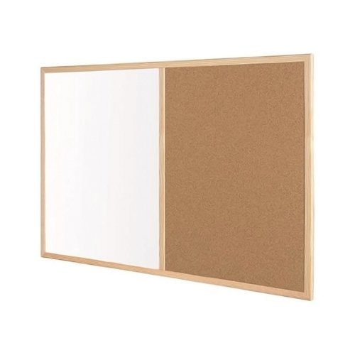 Cork/Drywipe Combi Board Pine Frame 400x300mm MX01001010