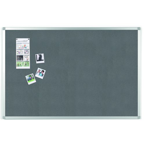 Felt Noticeboard Aluminium Frame 1800x1200mm Grey