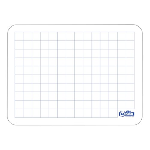 Adboards Plastic Lap Board A4 Grid 20mm/Plain (Pack 30) JUFG-30A4-99