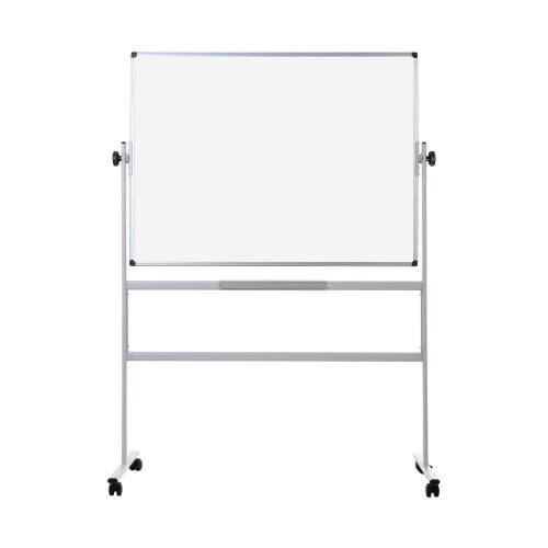 Bi-Office Magnetic Mobile Revolver Whiteboard 900x1200mm QR1003