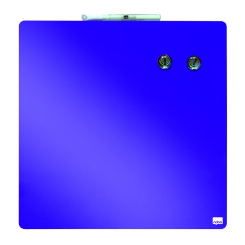Nobo Magnetic Square Tile Drywipe Board 360x360mm Purple 1903897