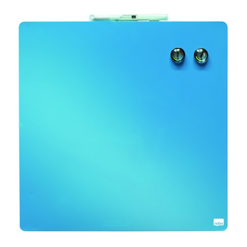 Nobo Magnetic Square Tile Drywipe Board 360x360mm Blue 1903873