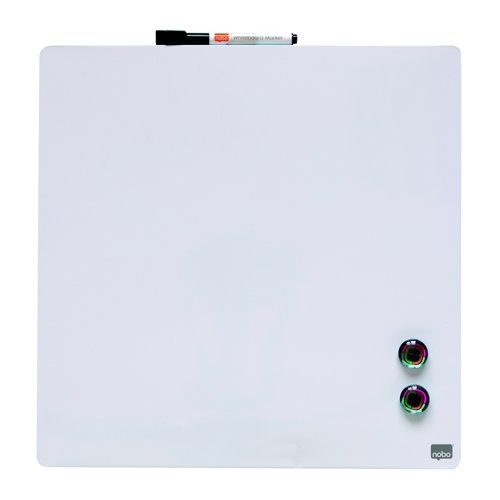 Nobo Magnetic Square Tile Drywipe Board 360x360mm White 1903802