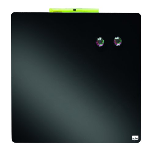 Nobo Magnetic Square Tile Drywipe Board 360x360mm Black 1903774