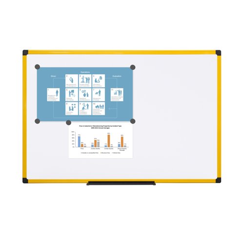 Bi-Office Ultrabrite Whiteboard 1200x900mm MA0515177
