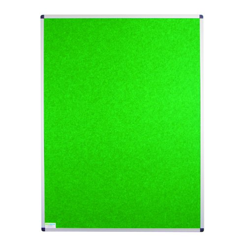 Adboards Eco-Sound Aluminium Frame Blazemaster Board 900x600mm Lime NCES-0906-LM