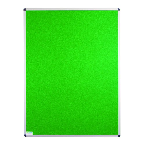 Adboards Eco-Sound Aluminium Frame Blazemaster Board 1200x900mm Lime NCES-1209-LM