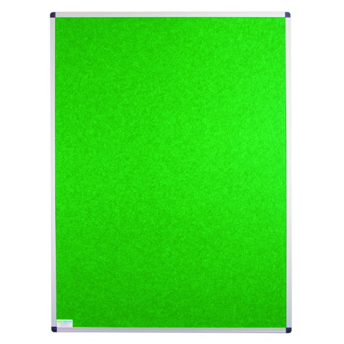 Adboards Eco-Sound Aluminium Frame Blazemaster Board 1500x1200mm Lime NCES-1512-LM
