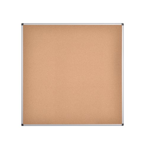 Bi-Office Maya Noticeboard Aluminium Frame 1200x1200mm Cork CA381170