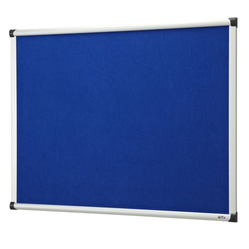 Adboards Metropolitan Felt Noticeboard 1200x1200mm Red NMFT-1212-02