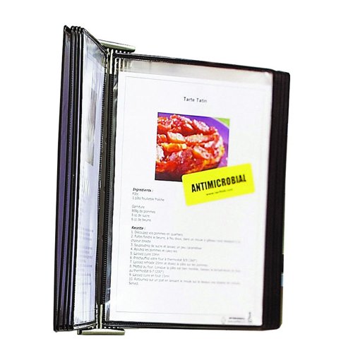 Djois Display System Pockets Black (Pack 10) TAA114507