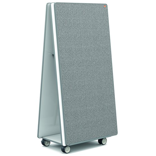 Nobo Move & Meet System Base Unit 2 Whiteboards 2 Noticeboards 1915569
