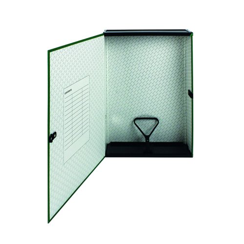 Box File Foolscap Green