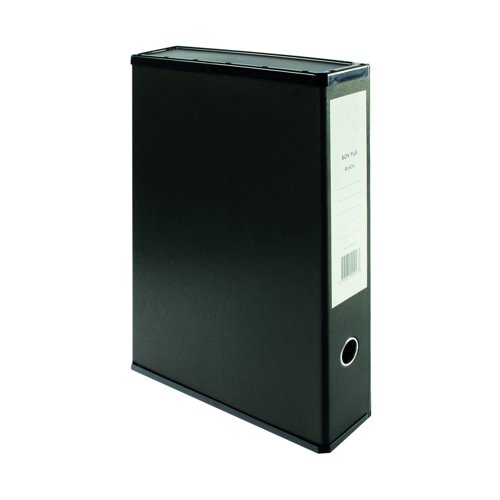 Box File Foolscap Black