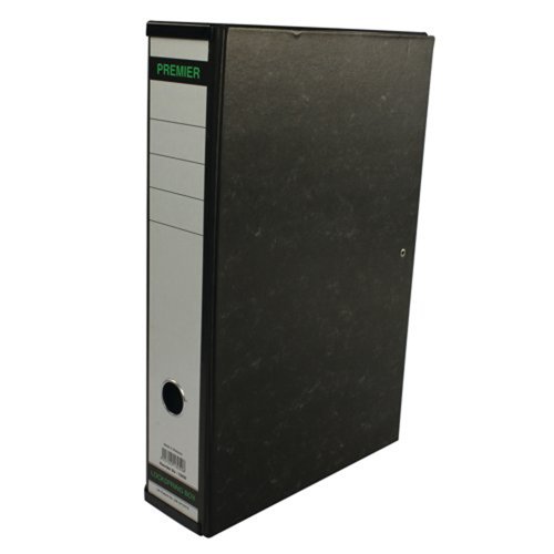 Box File Foolscap Black Cloud (Pack 10)