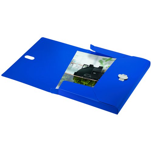 Leitz Recycle Polypropylene Box File Blue (Pack 5) 46230035