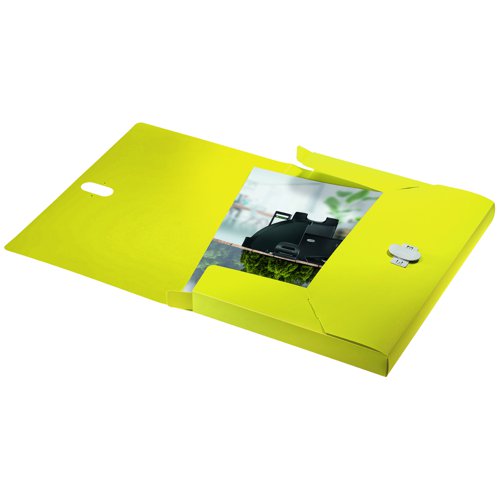Leitz Recycle Polypropylene Box File Yellow (Pack 5) 46230015