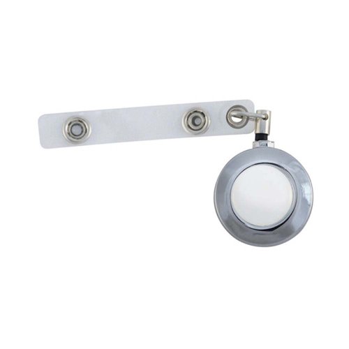 Round Badge Reel Chrome (Single) 5051