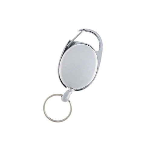 Oval Badge Reel & Belt Bracket Chrome (Single) 5027