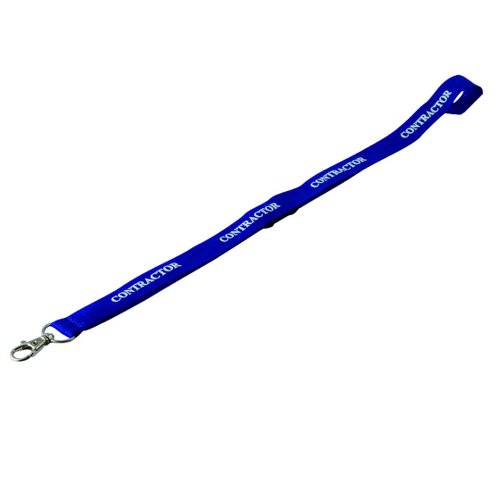 Durable Badge Necklace Contractor Blue (10) 999197996