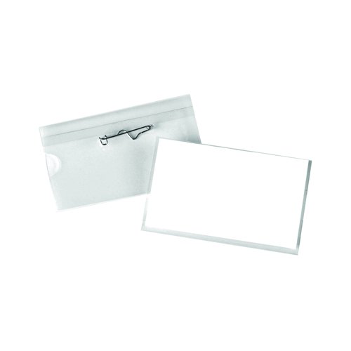 Announce Pin Name Badge 40x75mm (Pack 100) PV00929