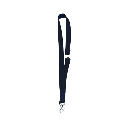 Announce Textile Badge Necklace 400mm Black (Pack 10) PV00670