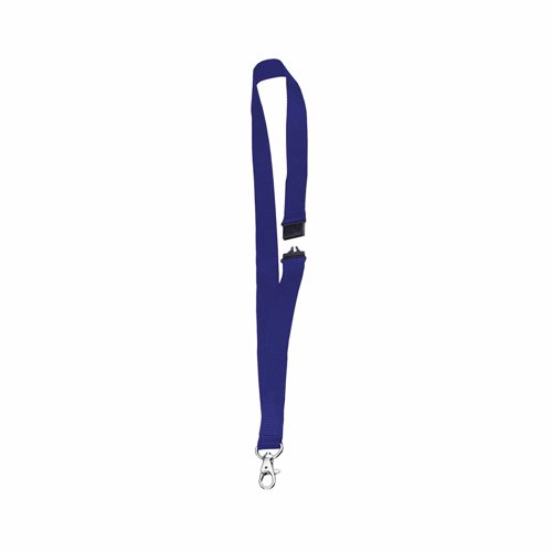 Announce Textile Badge Necklace 400mm Blue (Pack 10) PV00672