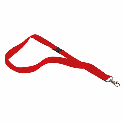 Announce Textile Badge Necklace 400mm Red (Pack 10) AA03629