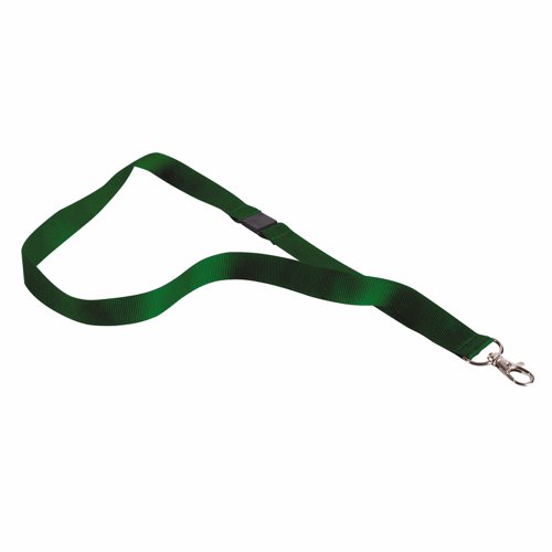 Announce Textile Badge Necklace 400mm Green (Pack 10) AA03631