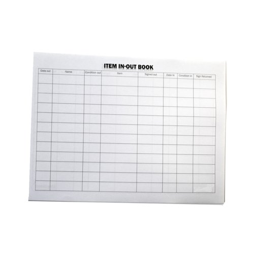 Item In/Out Book