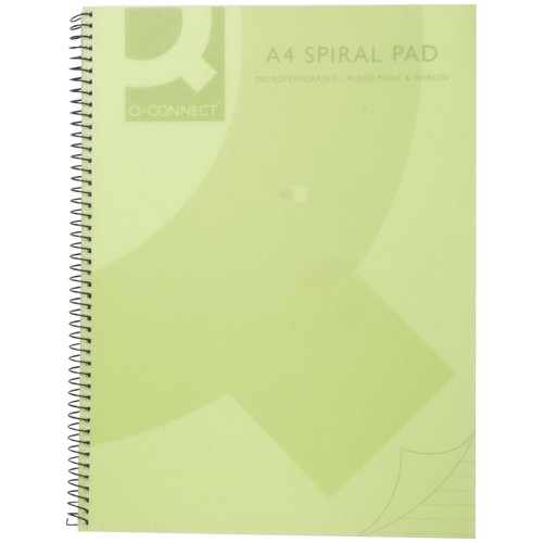 Polypropylene Spiral Notebook A4 Translucent Green