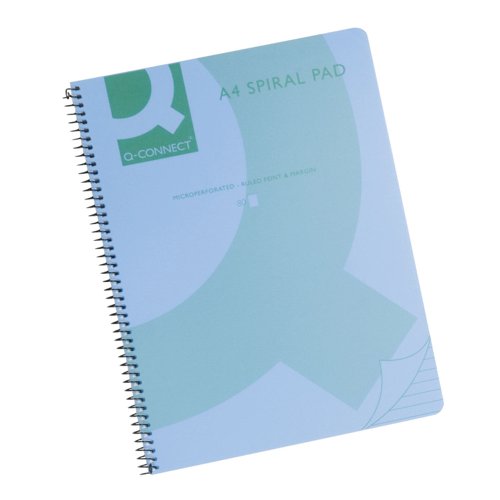 Polypropylene Spiral Notebook A4 Translucent Blue