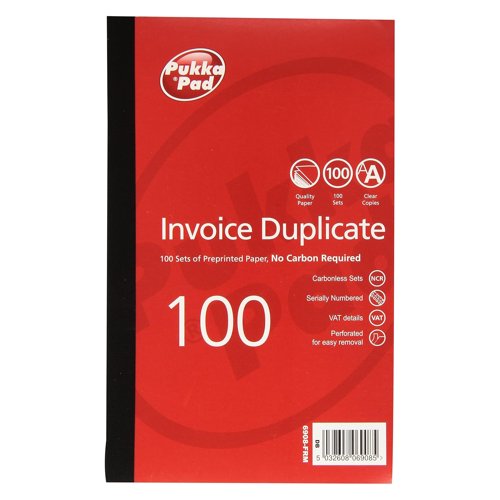 Duplicate Invoice Book 216x130mm
