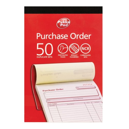 Carbonless Duplicate Purchase Order Book A5