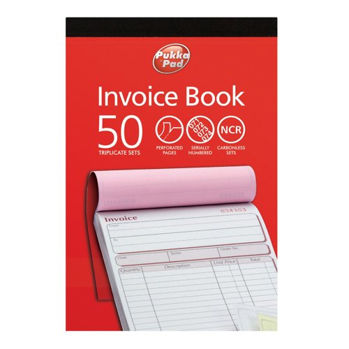 Triplicate Carbonless Invoice Book A5