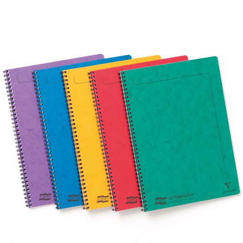 Exacompta Europa Notemaker A4 120pages Assorted Colours A (Pack 10) 4860Z