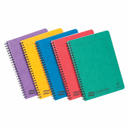 Exacompta Europa Notemaker A5 120pages Assorted Colours A (Pack 10) 4850Z
