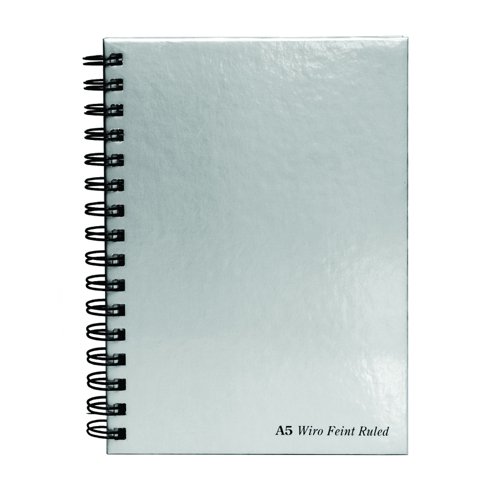 Pukka Pad Silver Wirebound Book A5 160pages WRULA5