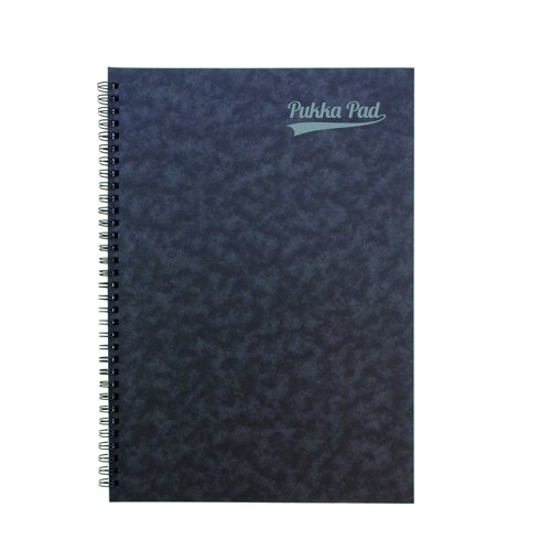 Pukka Pad Sidebound Pressboard Notebook A4 120pages Black (Pack 10) 7277-PRS