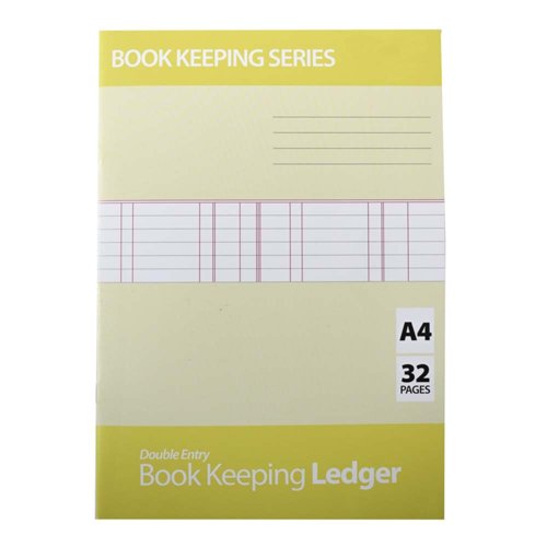 Paperback Double Entry Ledger A4 32 page
