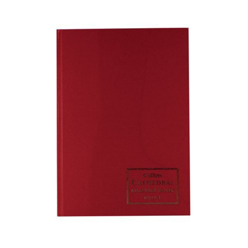 Collins Cathedral Analysis Book A4 10 Cash Column 69/10.1