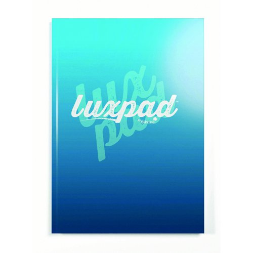 Silvine Luxpad Casebound Notebook A5 Blue Gloss Finish CHBA5