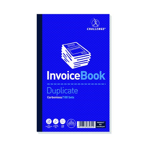 Challenge Duplicate Book Invoice Without VAT 210x130mm 100sets 100080526