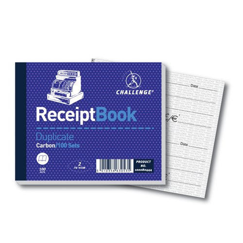 Challenge Duplicate Book Receipt 105x130mm 100sets 100080444