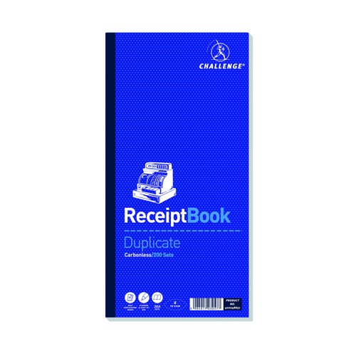 Challenge Duplicate Book Receipt Sidebound 280x141mm 400048651