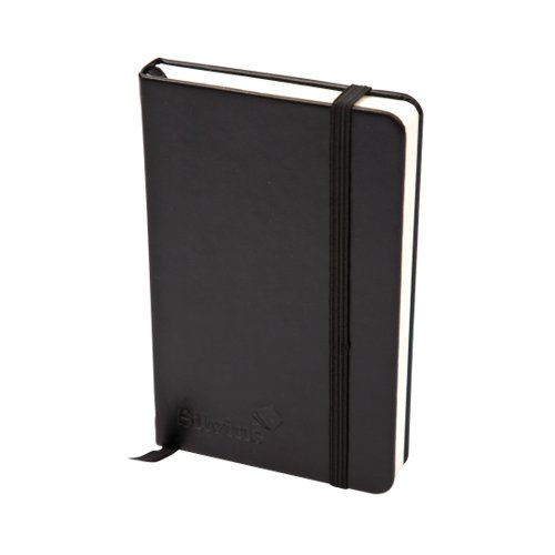 Silvine Executive Soft Feel Notebook A5 160pages Black 197BK
