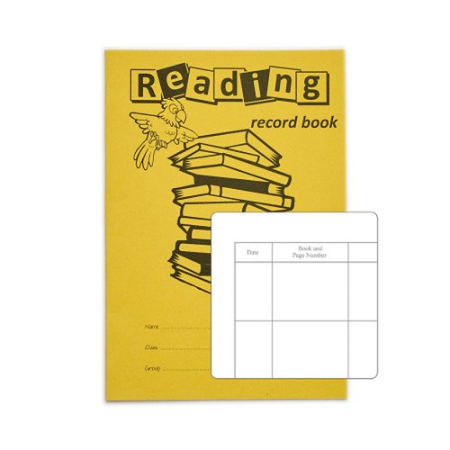 RHINO Reading Record Book A5 40 Page Yellow (Pack 25) SDRR5-6