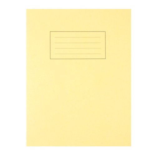 Silvine Exercise Book 80pages Ruled & Margin A4 Yellow EX109