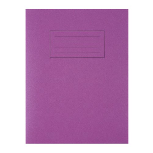 Silvine Exercise Book 80pages Ruled & Margin A4 Purple EX111