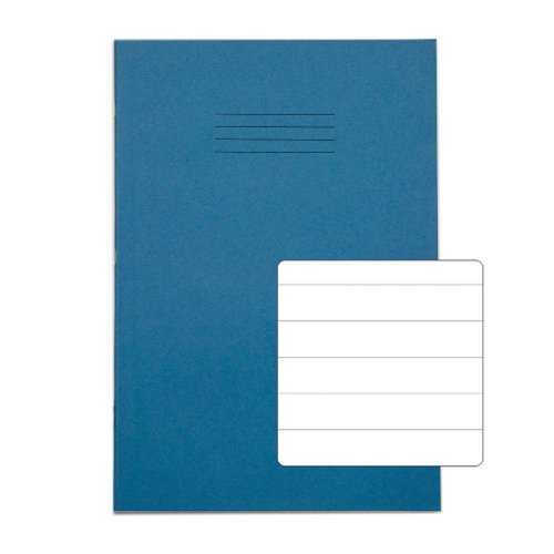 RHINO Exercise Book A4 15mm Ruled 64 Page Light Blue (Pack 50) VEX677-4255-0